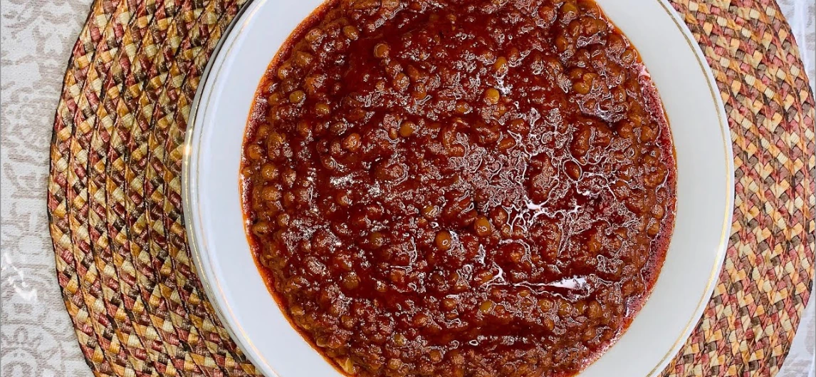 Defen Misir Wet - Ethiopian Spiced Red Lentil Stew