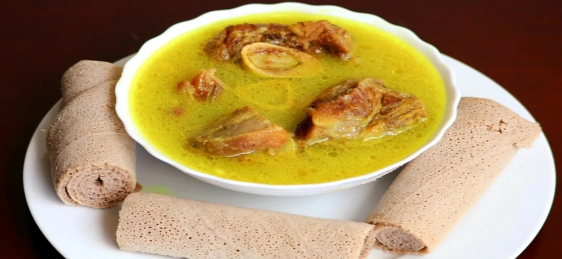 Ethiopian Beef Bone Soup